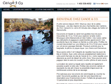 Tablet Screenshot of canoecosutton.com